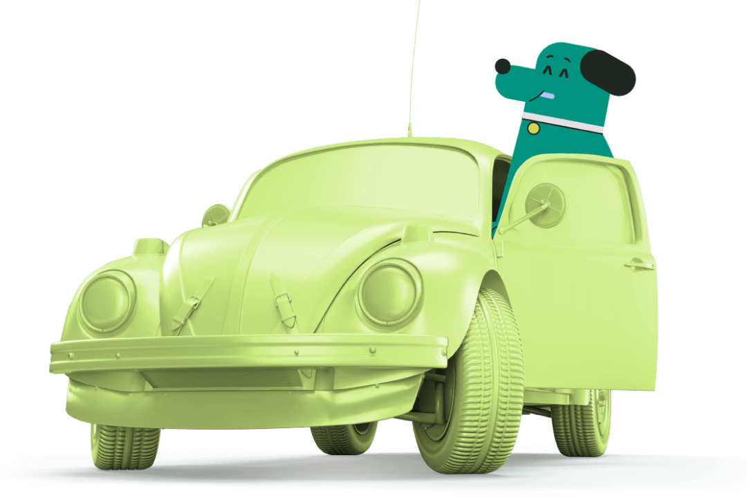 Автострахування від Green Travel – собака у автомобілі