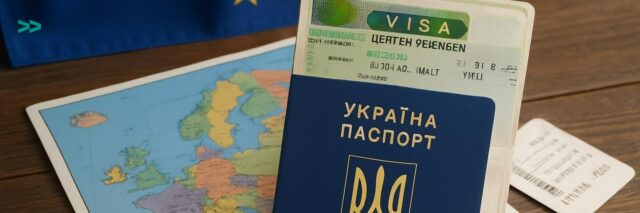 Шенген для українців 2026 — паспорт з візою