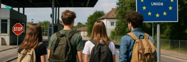 Виїзд за кордон до 22 років — молодь на кордоні